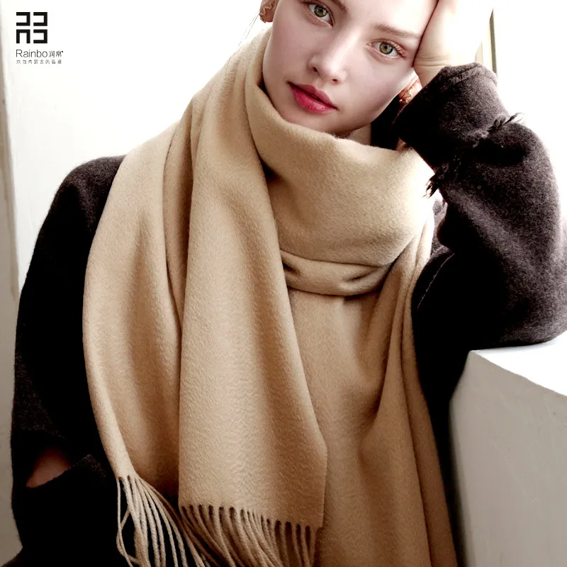 Модные шарфы из кашемира, Дамское пончо, женский зимний шарф 200*60 см - Цвет: 3