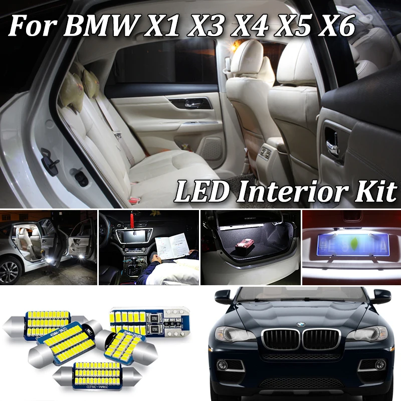 100% белый безотказный CAN шина для BMW X1 E84 F48 X3 E83 F25 X4 F26 X5 E53 E70 X6 E71 E72 светодиодный