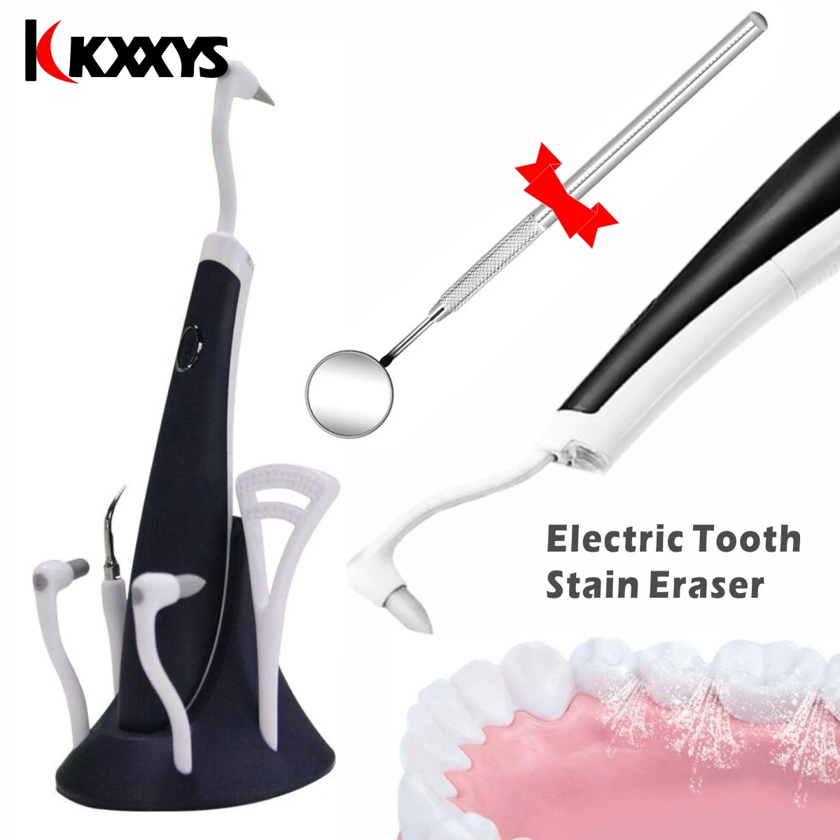 ElectricinterdentalbrushHouseholdToothEraserIncluded5pcs