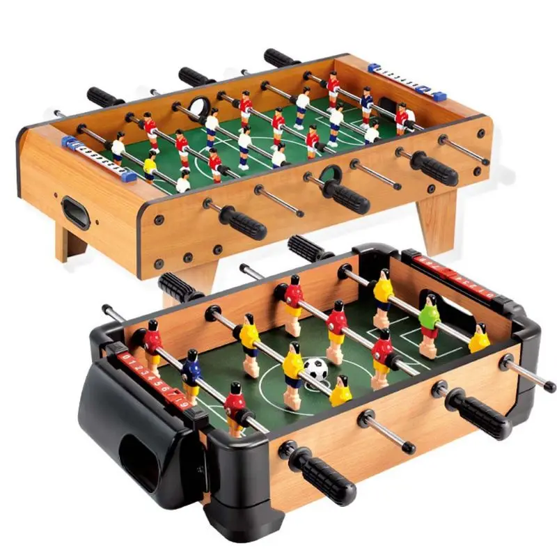 

Children Six-bar Foosball Table Wooden Indoor Board Game Football Soccer Sports
