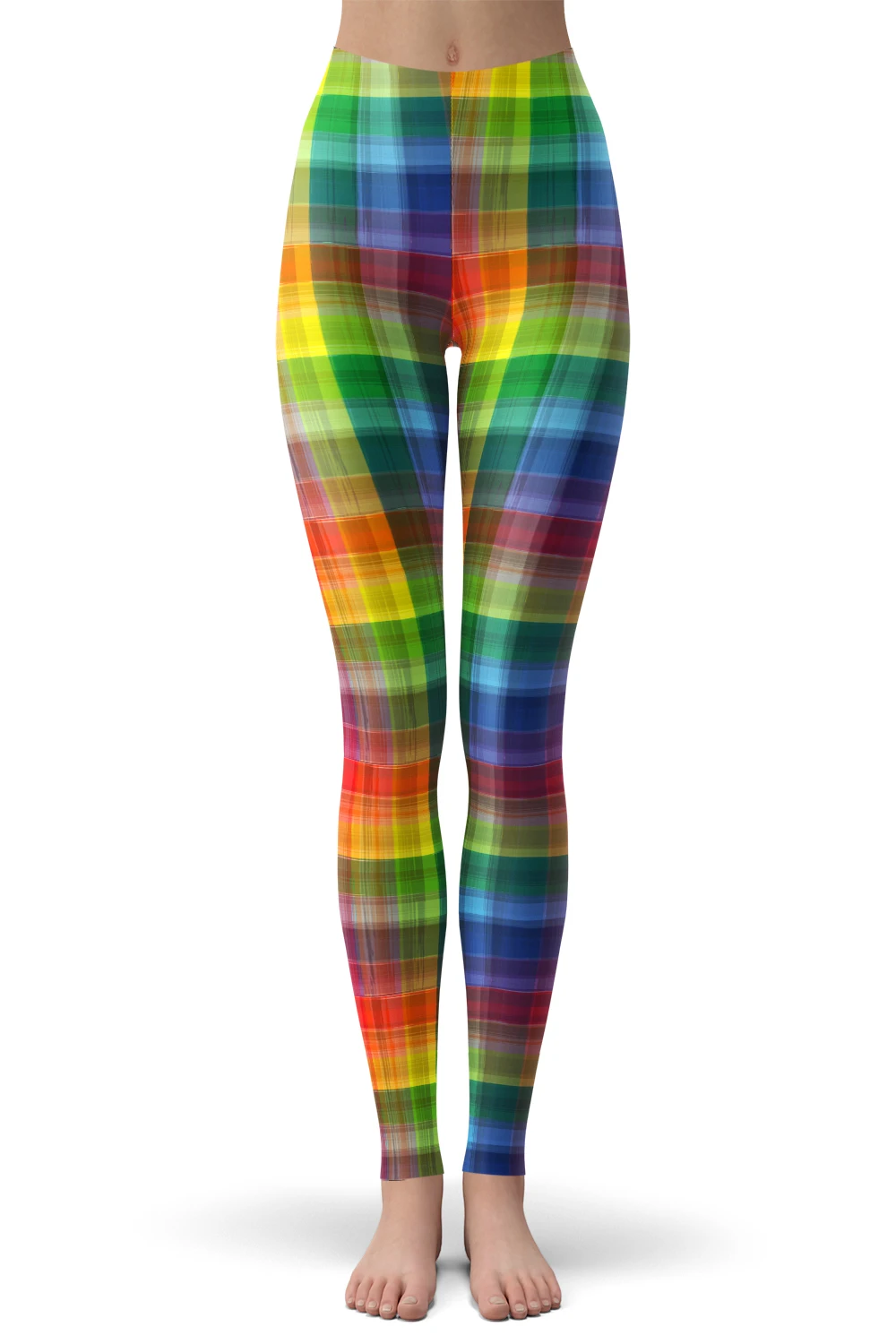 Rainbow print Женские леггинсы с радужным принтом, в полоску, в горошек, с рисунком Tie Dye, леггинсы для девочек, мягкие, для тренировок, повседневные, обтягивающие, для фитнеса - Цвет: Rainbow print