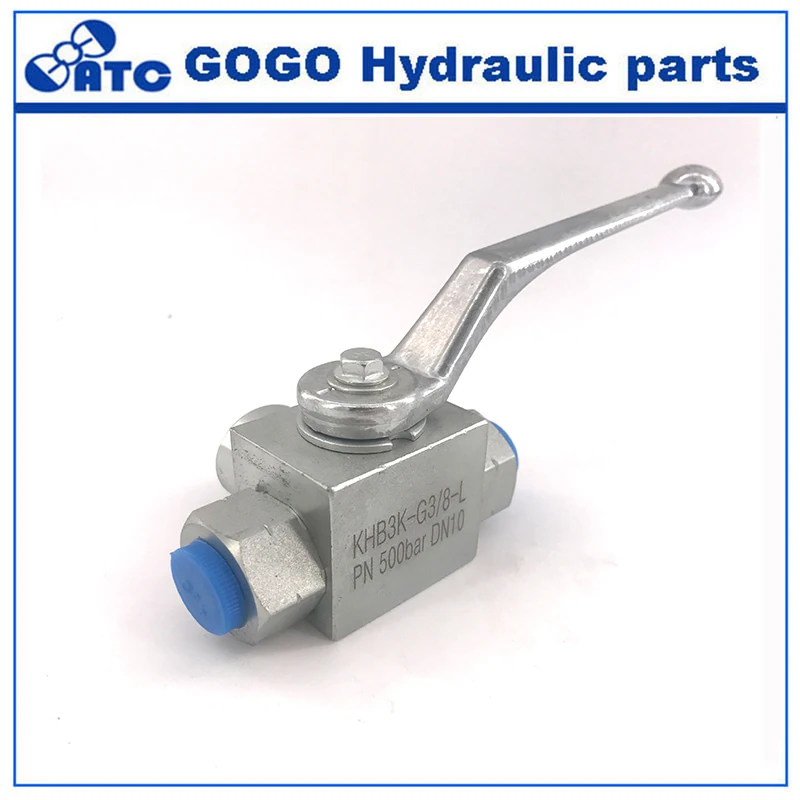 KHB3K High Pressure 3 Way Ball Valve L-Bore Two-position Three-way G3/8 G1/2 500BAR HB3K-06 KHB3K-08 KHB3K-10 KHB3K-12 | Обустройство