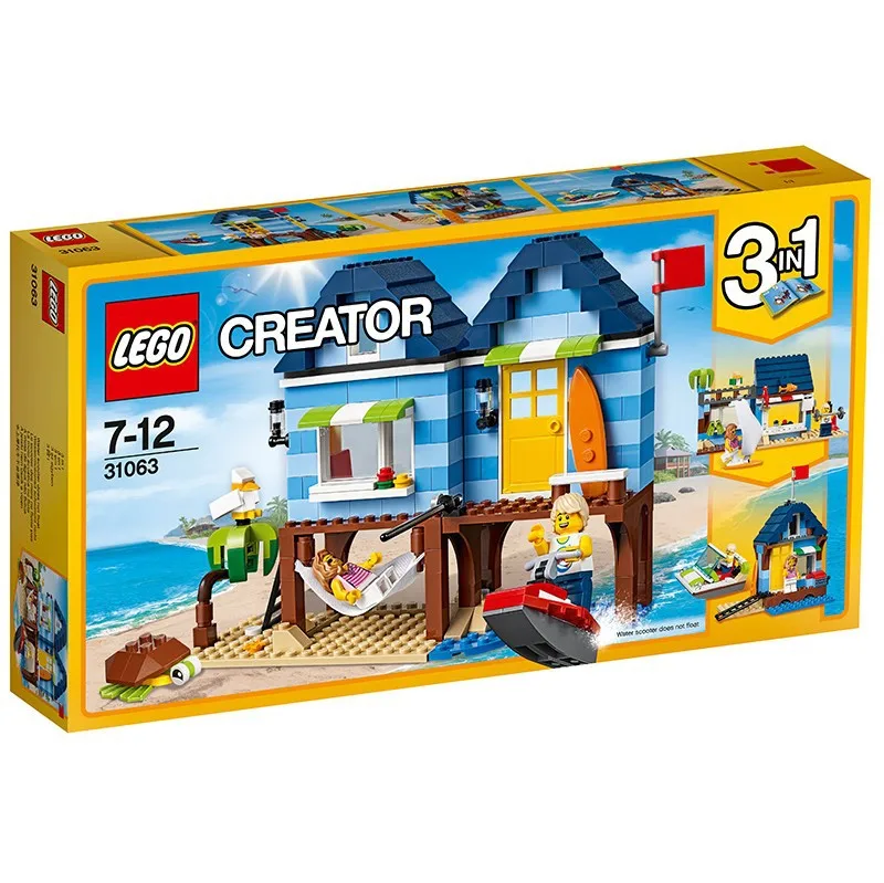

Creative Flexible Series 31063 Waterfront Holiday House Building Blocks Toy