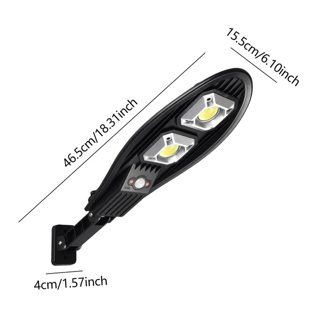 Napenergia Lámpák Kültéri 60 Led -Es -Biztonsági Pir Mozgásérzékelővel Szemben Vízálló 120 Állítható Árvízgyújtások - Image 6