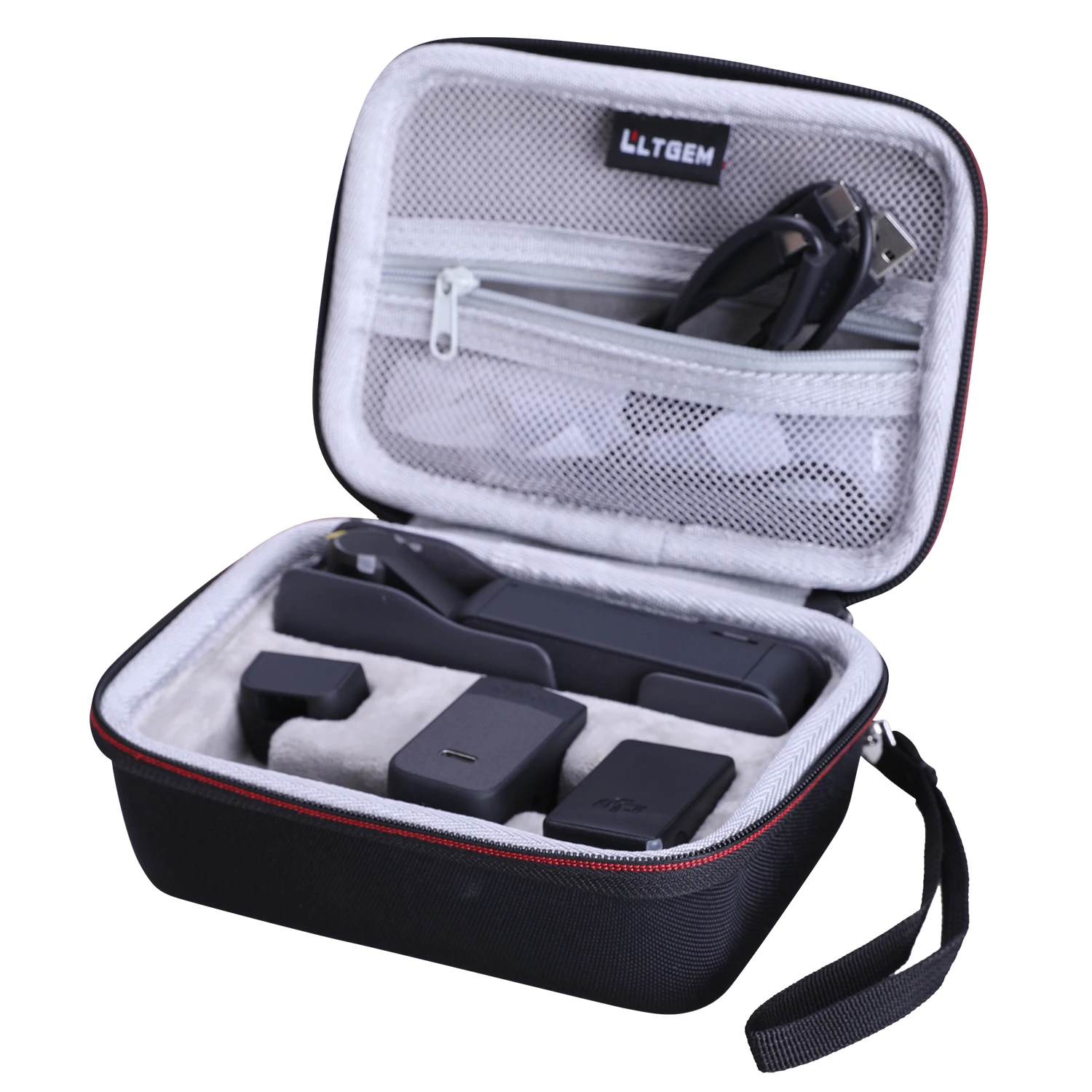 LTGEM EVA Hard Case for DJI Pocket 2 Creator Combo Travel Protective Carrying Storage Bag 