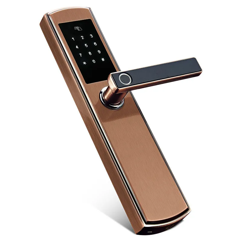 Smart Biometric Fingerprint Lock with Digital Password RFID Card Key Electronic Smart Fingerprint Door Lock keyless lock