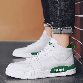 

Fashion Mens Shoes Casual Hot Sales Spring Autumn High Top Sneakers Men High Quality Men Sports Shoes Tenis Masculino Adulto