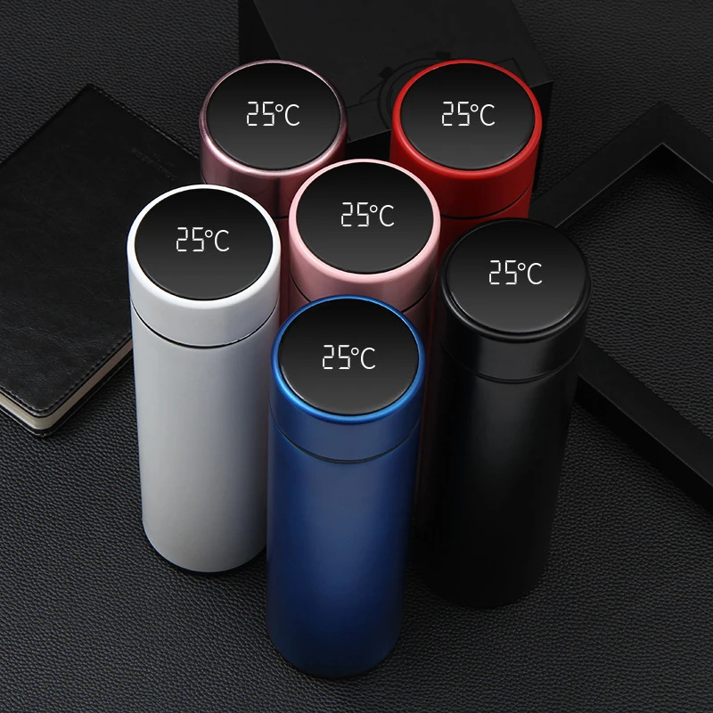 Coffee Thermos With Temperature Indicator 500ml KDBazar