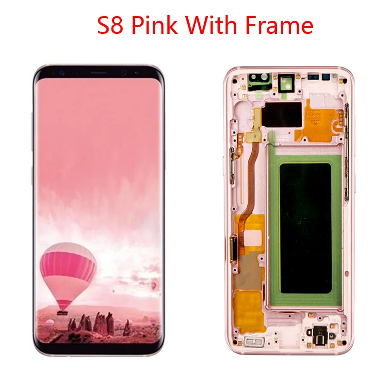 Оригинальный дисплейный модуль G950F G955 для SAMSUNG Galaxy S8 Plus дигитайзер сенсорного