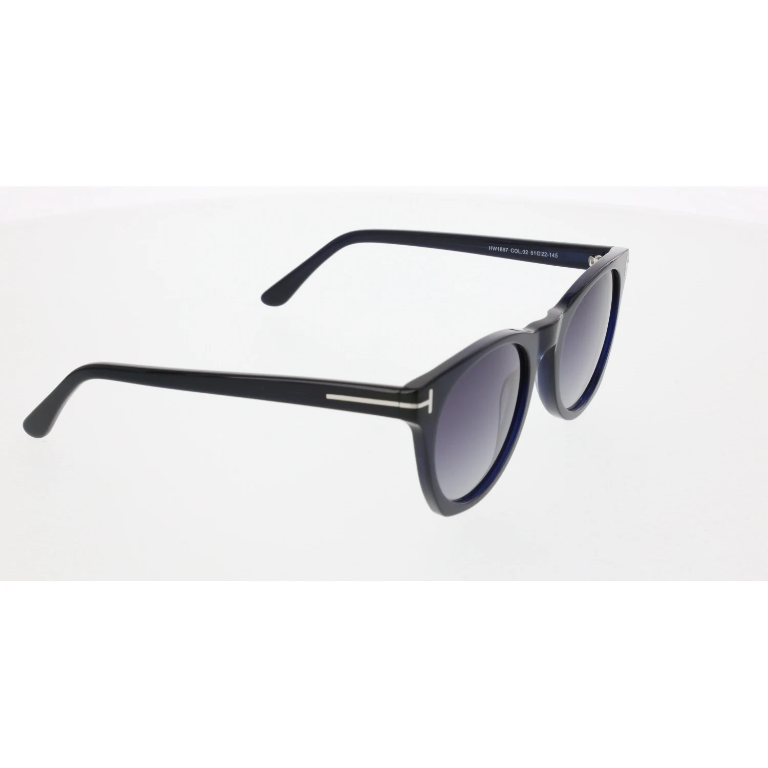

Unisex sunglasses hw 1867 02 bone navy blue organic aval 51-22-145 hawk