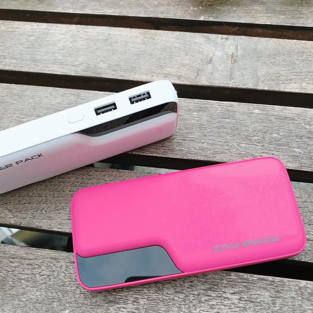 Power Bank 20000mAh портативный зарядный внешний портативный аккумулятор для Xiaomi Mi 9 8 iPhone samsung S9