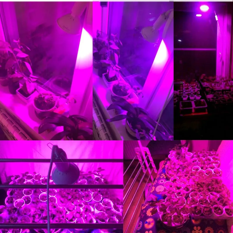 Full Spectrum Led Grow Light Bulbs E27 Plant Growing Lights Lamp for indoor Hydroponics Room cultivo Vegetable Flower Greenhouse