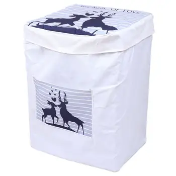 

Anti-Dust Waterproof Washing Machine Cover Cartoon Elk Patterns Washer Cover