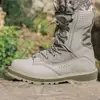 Sage Green Mens Boots Military Tactical High Tactical Boots Hiking Shoes Outdoor Hunting Beige Combat Boots ► Photo 2/6