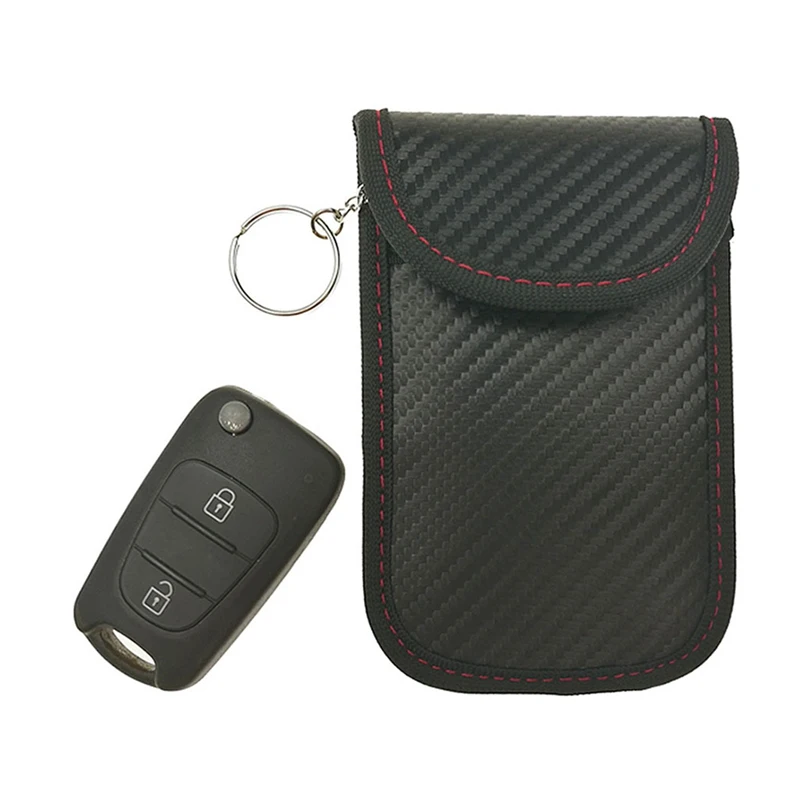 2 шт. RFID электромагнитный защитный чехол для ключа автомобиля чехол для блокировки сигнала телефона сумка для сигнала блокатор чехол Faraday клетка чехол для автомобиля без ключа