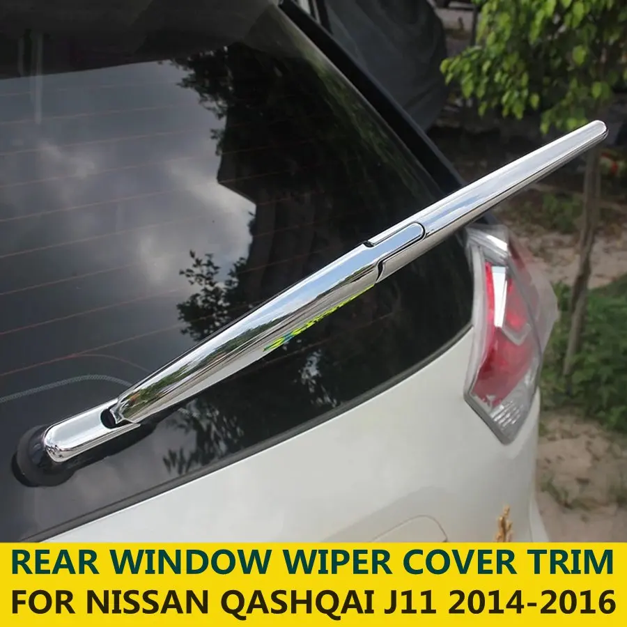 ABS Rear Window Wiper Cover Trim For Nissan Qashqai J11 2014 2015 2016