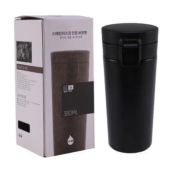

380 Ml Travel Mug for Coffee Tea Thermal Bottle Stainless Steel Vacuum Flasks Thermo Cup Thermo Mug Portable Thermoses Drinkware