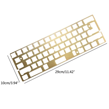 

Mechanical Keyboard CNC 60% Brass Drawing Concurrence Positioning Plate for GH60