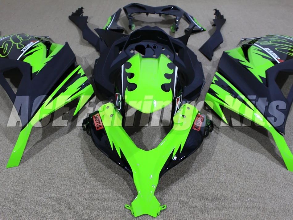 ABS обтекатель комплект для Kawasaki Ninja300 EX300 300R 2013, 13, 14, 15, 16, 17, Обтекатели литья под давлением Лидер продаж