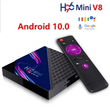 Android Smart TV Box Android 10.0 4K 2G16G Netflix Google Assistant 2.4G WIFI TV Set-Top Box qhdtv Media Player