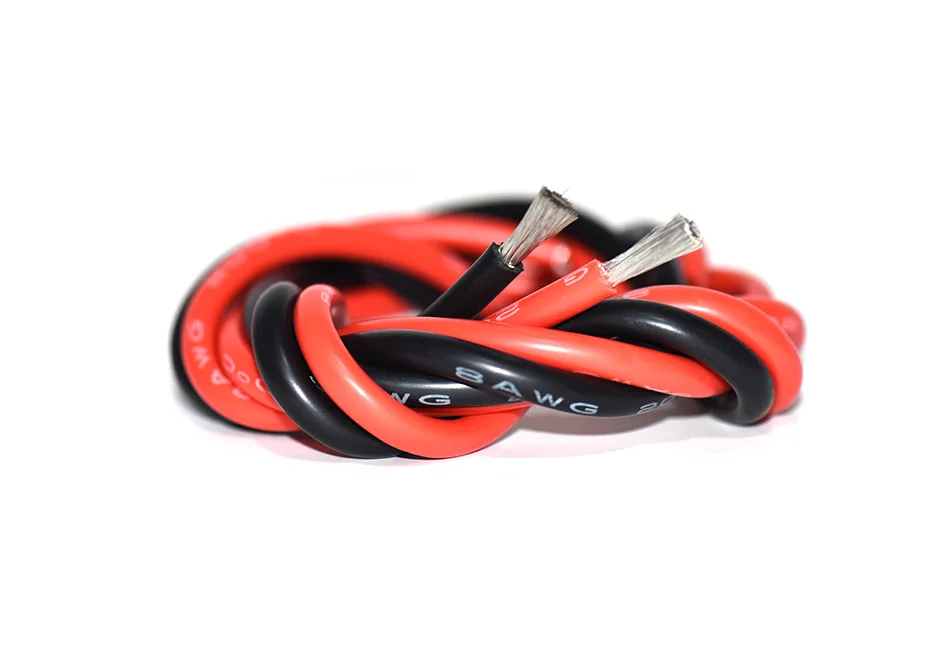 Super Soft Silicone Cable High Temperature Resistant Tin-plated Copper Wire High Current Cable for Battery,Inverter,UPS,etc