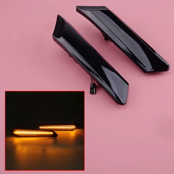 

2pcs 12V 2W Black LED Side Marker Indicator Light Lamp 997631033 Fit For Porsche 911 997 987 Cayman 99763103301 997631034