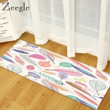 Zeegle прямоугольный кухонный ковер Противоскользящий коврик для ванной комнаты пол из микроволокна ковер для гостиной прихожей моющийся Мягкий коврик