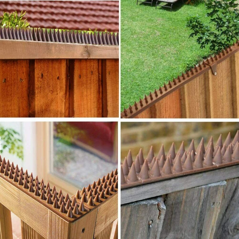 

2PCS Anti Climb Wall & Fence Spikes Garden Wall Spikes Cat Anti Bird Thorn Intruder Protection Security Tool TXTB1