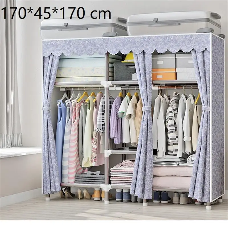 Garderobe Moveis Para Casa Ropero табло для дальности хранения Armario Almacenamiento De Dormitorio Mueble шкаф - Цвет: Version K