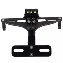 Держатель номерного знака для мотоцикла, регулируемый держатель рамы, трендовый стиль, многоцветные гоночные универсальные аксессуары для транспортного средства