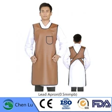 Лучший рентгеновский гамма-луч излучения Экранирование стоматологический фартук медицинская радиологическая защита 0,5 mmpb свинцовый фартук