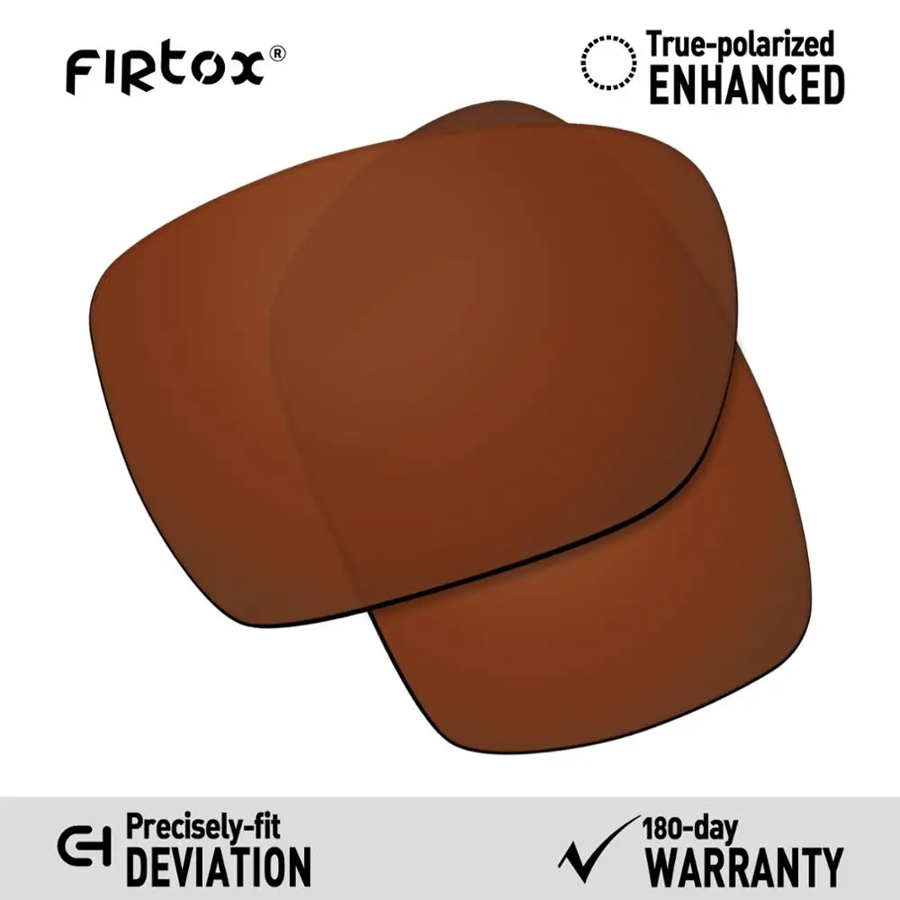Brown-Polarized Firtox настоящие поляризованные Сменные рассеиватели UV400 для солнцезащитных очков-солнцезащитных очков Оукли OO4061(Только Совместимые линзы)-несколько цветов - Цвет линз: Brown-Polarized
