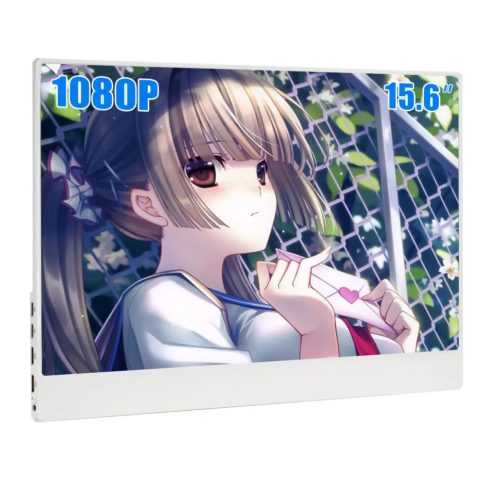 

Newest 1080P 15.6 portable monitor With Type-C ,13.3 inch portable LCD monitor HDR ultra slim display for Mac/PC/smart phone/PS4