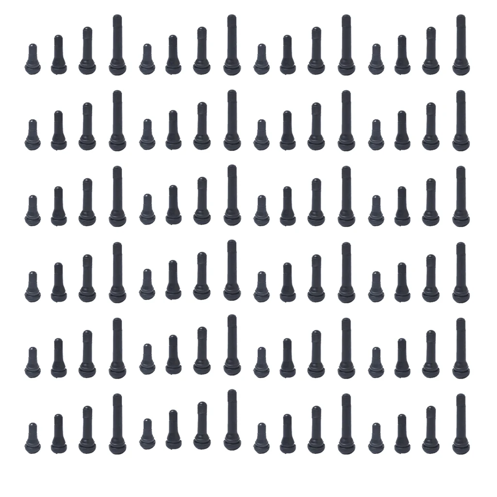 96pcs/lot 24 TR412+ 24 TR413+ 24 TR414+ 24 TR418 Snap-in Tire Valve Stems Car Electronic Accessories