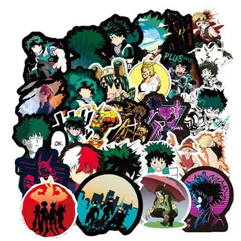 

100 Pcs/Set My Hero Academia Stickers Japan Anime My School Of Heroes For Laptop Luggage Car Skateboard Phone Decal Sticker