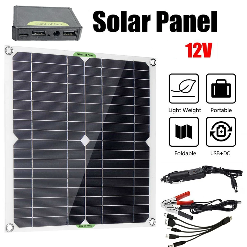 200W Solar Panel Kit 12V battery Charger 100A with Controller Caravan Boat USA 