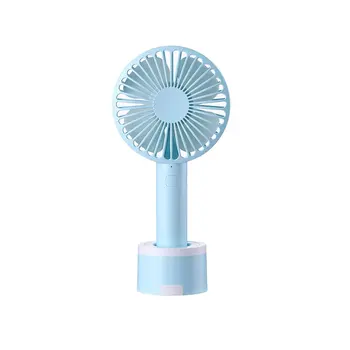 

Handheld Fan - Mini Portable & Usb Rechargeable With Holder Desktop Fan Portable Handheld For Travel Home