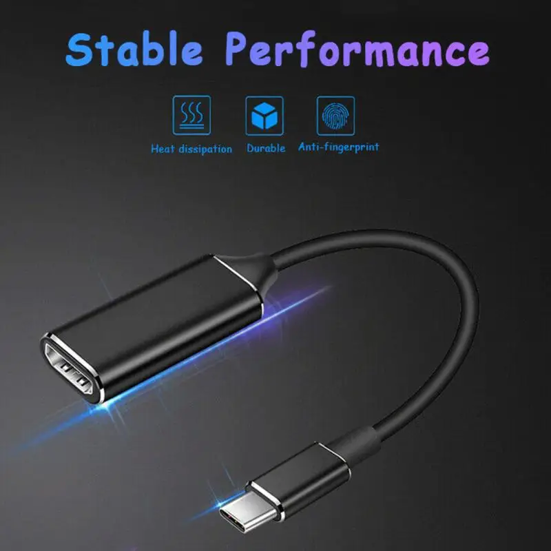 USB-C концентратор тип-c к HDMI HD tv адаптер Портативный USB 3,1 4K HDMI конвертер для MacBook Pro Surface Book 2 PC ноутбук