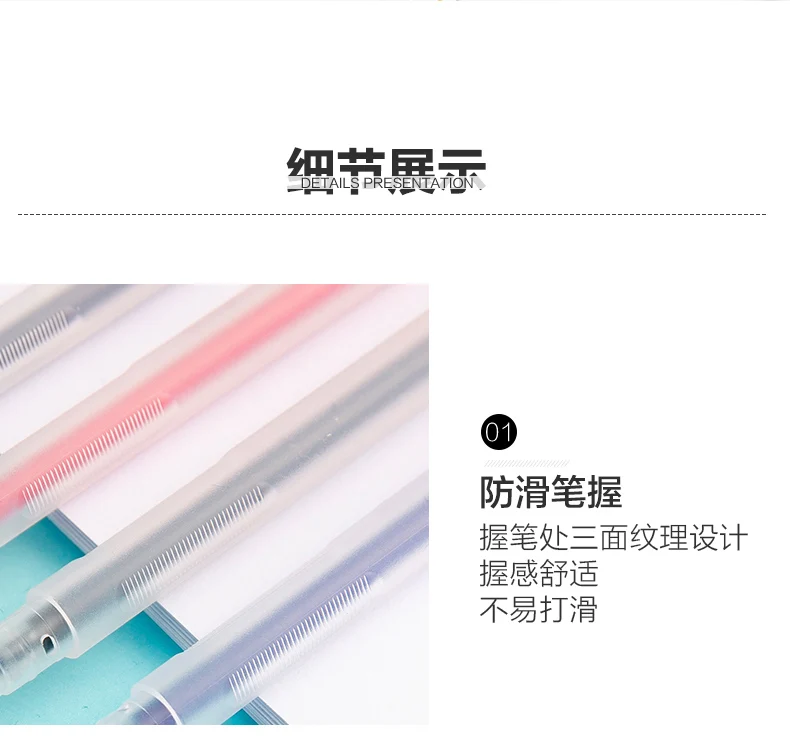4 stifte GP1280 0,5 MM Gel Stift Rot Schwarz Tinte Gel Stift Schule Lernen Büro Stift Finanz Kommerziellen Zeichen Stift hohe-Ende Förderung Stift – Detail 6