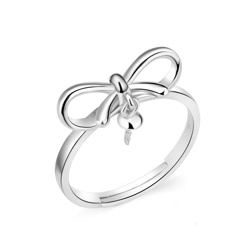 style 8 Platinum Высококачественное серебряное жемчужное кольцо из стерлингового серебра 925 пробы, пустая основа, аксессуары, Простые Модные украшения DIY для женщин, подарок на праздник - Цвет: style 8 Platinum