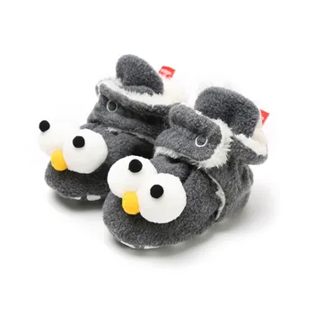 

New Winter Baby Boy Girl Cotton Casual Shoes First Walkers Newborn Cute Cartoon Non-slip Soft Soled Walking Shoe