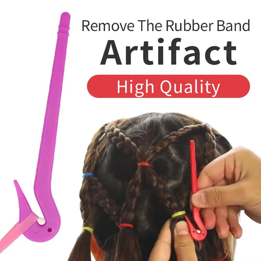 Portable Hair Bands Rubber Cutter For Girls Kids Diy Hair Styling Headwear Disposable Rubber