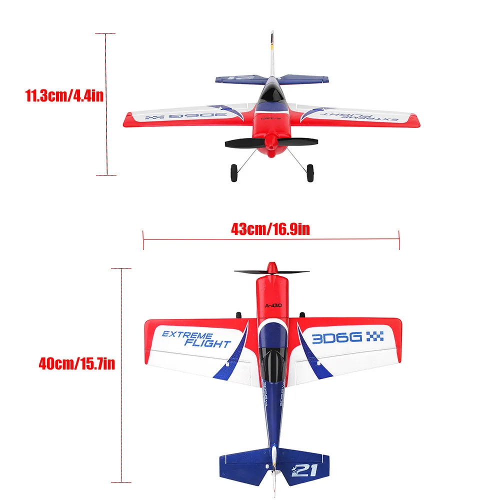 Новое поступление XK A430 2,4G 5CH бесщеточный двигатель 3D6G система RC самолет EPS самолет совместимая Futaba RTF пульт дистанционного управления