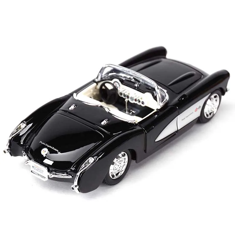 1:24 Chevrolet 1957 Классическая Автомобильная металлическая модель винтажная имитация