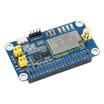 

Waveshare SX1262 868M LoRa HAT Based on SX1262 Covers 868MHz Frequency Band Suitable for Raspberry Pi,Industrial Control