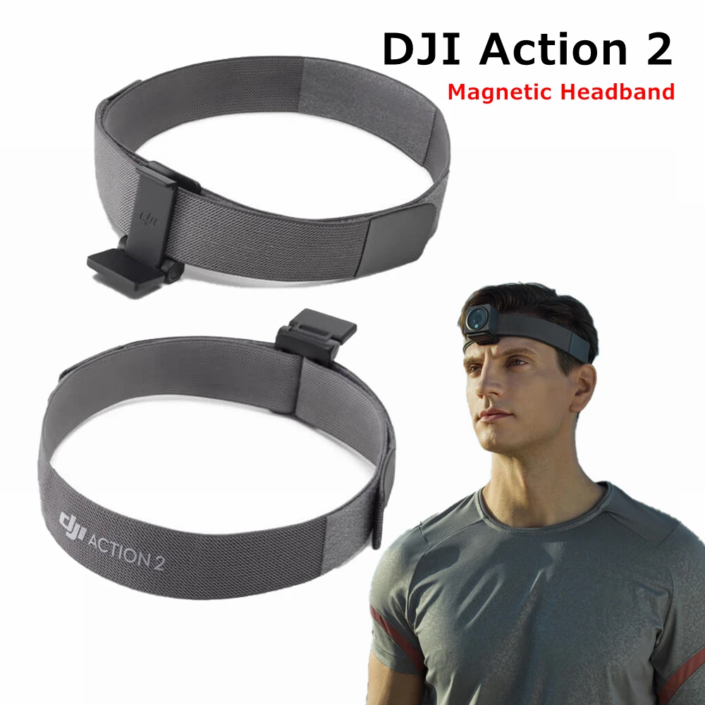 Original DJI Action 2 Headband Adjustable Head Strap Holder Mount Sports Camera
