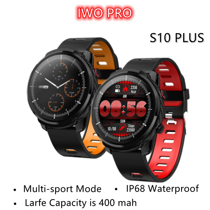 L5 Pro S10 плюс smart watch для мужчин IP67 водонепроницаемый полный сенсорный экран 60 дней в