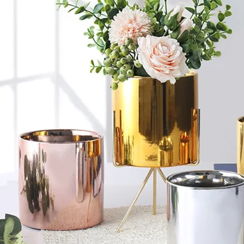 

3Pcs Flowerpot Fashion Ceramic Planter Ceramic Flower Pot for Office