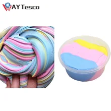 Ppoprts – boîte visqueuse en argile douce et légère, fournitures de pâte à modeler polymère, sable d'argile, gomme Plasticine dynamique, Kit de jouets 60ml