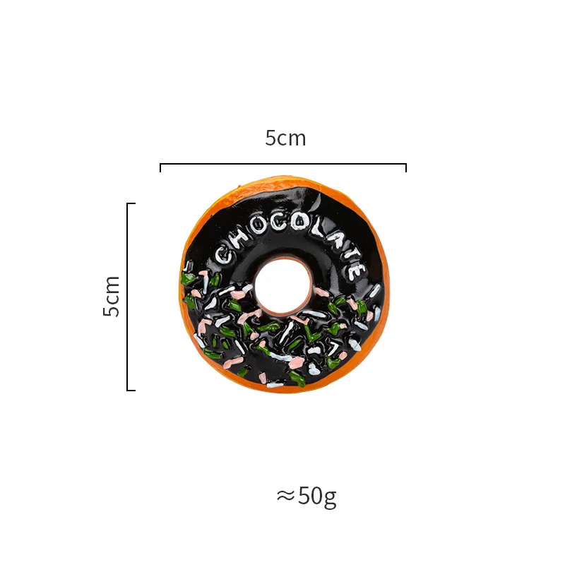 Индивидуальная креативная Магнитная паста для холодильника, мультяшный очаровательный магнит, 3d украшение, магнитная паста, украшение для дома, подарки - Цвет: donuts